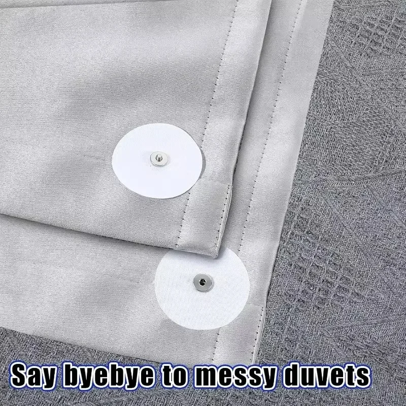 1/20Pairs Duvet Cover Snaps Clips Anti-slip Ironing Quilt Corner Fasteners Cloth Anti-wrinkle Fixed Buttons DIY Sewing Supply