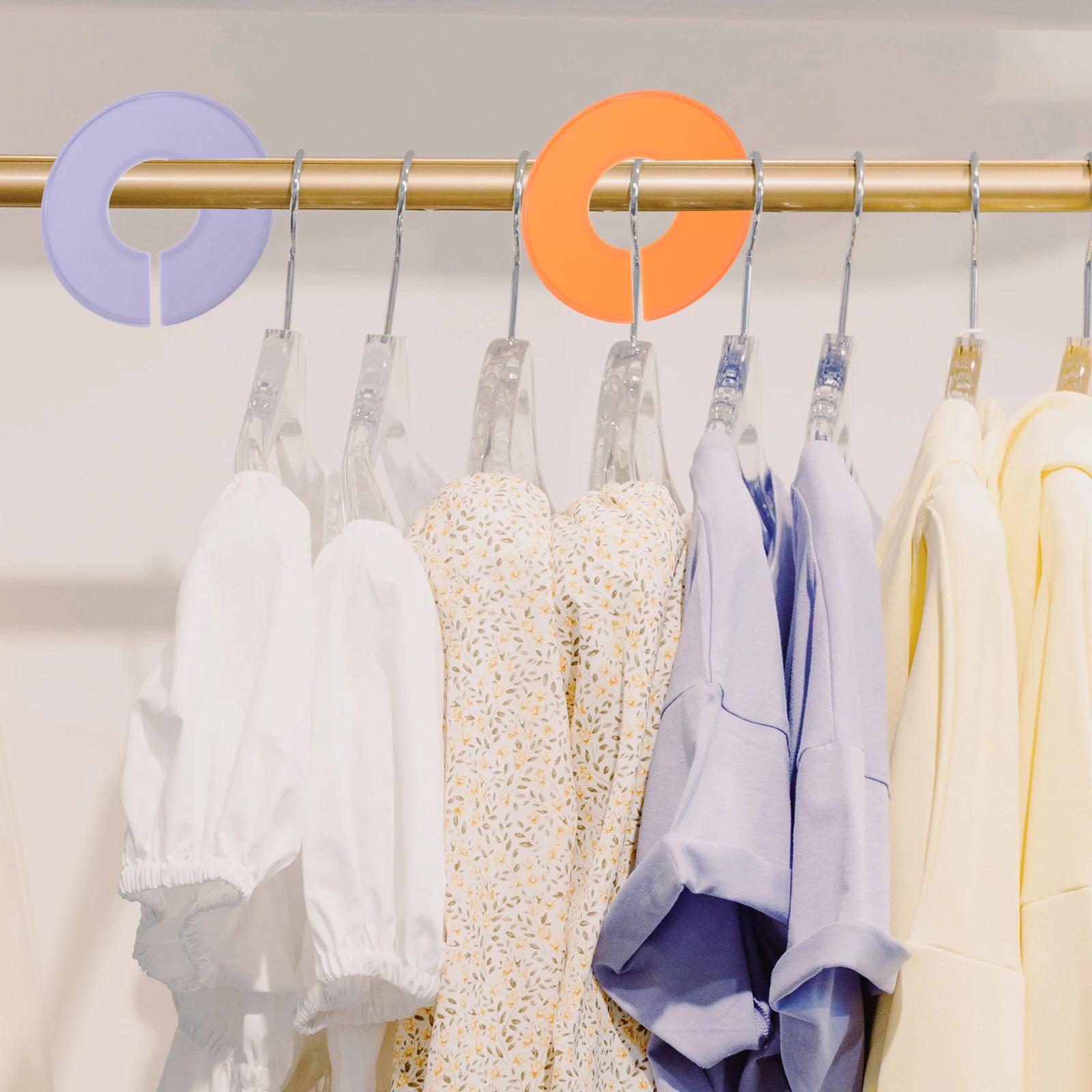 

11 Pcs Dividers Round Plastic Closet Clothes Size Divider Hanger Wardrobe Closet ganizer Storage Clothing Hanger Divider Boxes