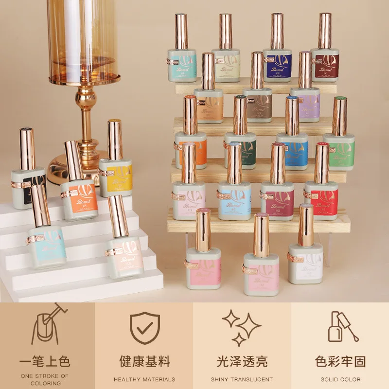 Bomd Spring Summer 100 Colors Nail Gel For Manicure Nail Salon Wholesale Gel Nail Polish Set Soak Off UV LED Varnish Kit 15ml