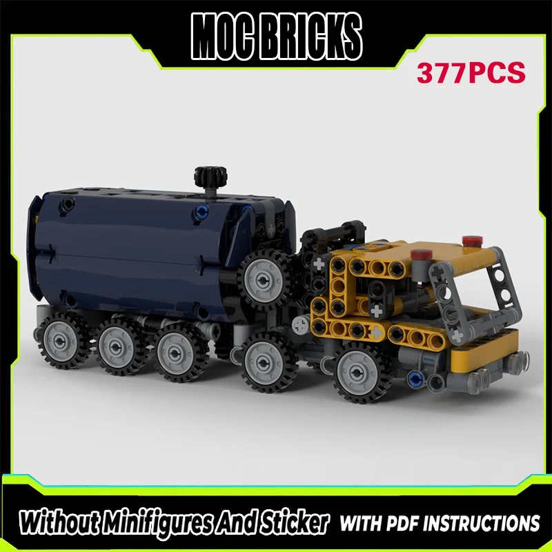 

Популярный игровой конструктор MOC: Модульный грузовик повышенной прочности, технологичный подарок, набор для сборки, детские игрушки для праздников