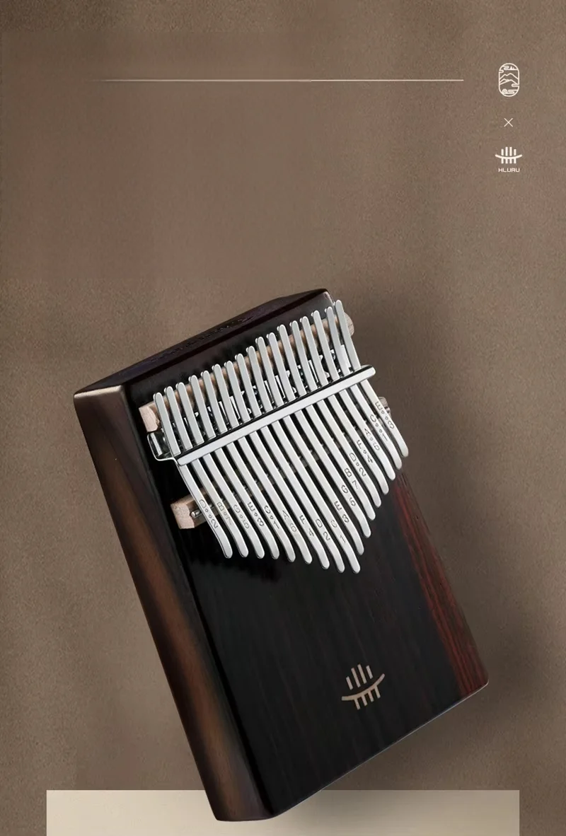 Picture 7: guitar Kalimba 17 Keys with Hole 21 Keys Kalimba Full Solid Wood Thumb Piano Musical Instrument Professional Mbira For Beginners
