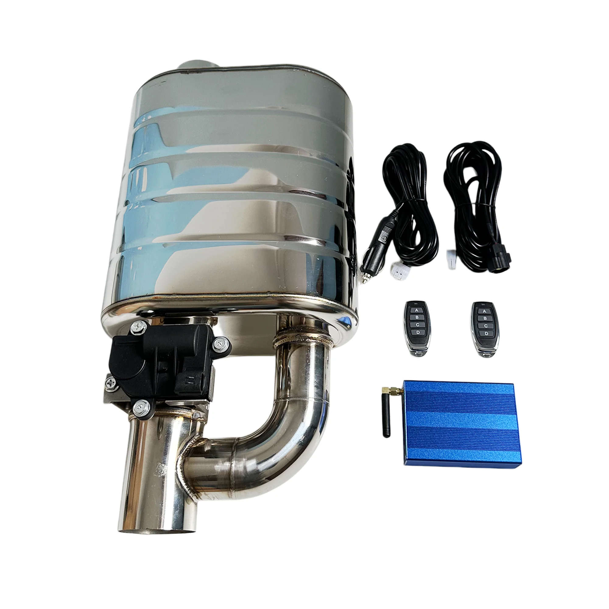 

Universal 63.5mm 2.5inch Exhaust Muffler Electric Muffler Valve Exhaust Valve Cutout Valve With Remote Contr