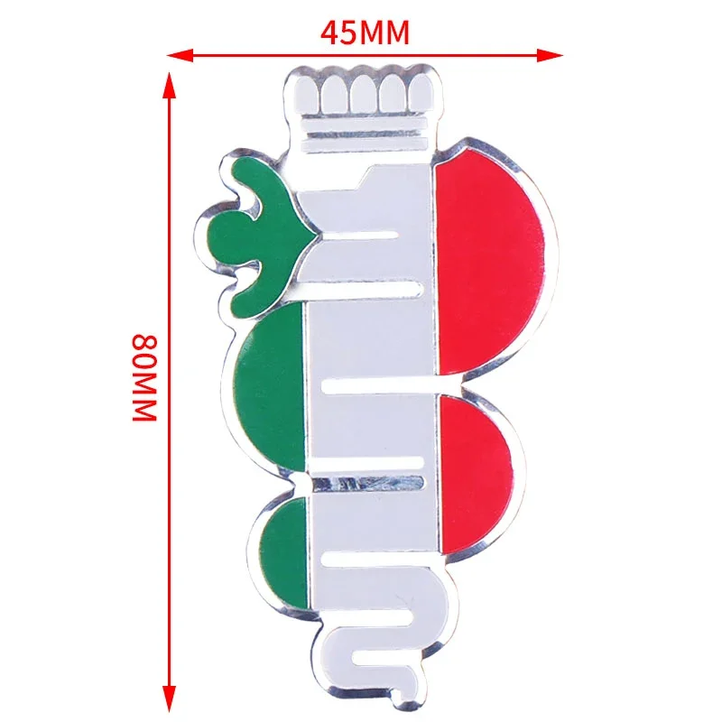 3D Aluminum Four Leaf Clover Emblem Car Styling Body Trunk Decoration Sticker For Alfa Romeo Tonale GT 147 156 159 166 Sportiva