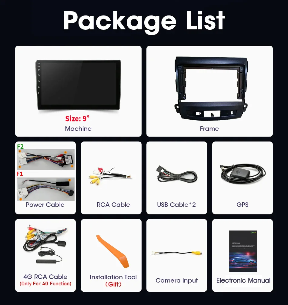 راديو السيارة أندرويد 14 لميتسوبيشي أوتلاندر xl 2 2005-2011 الملاحة الوسائط المتعددة اللاسلكية BT Carplay اللمس 2K شاشة QLED #5