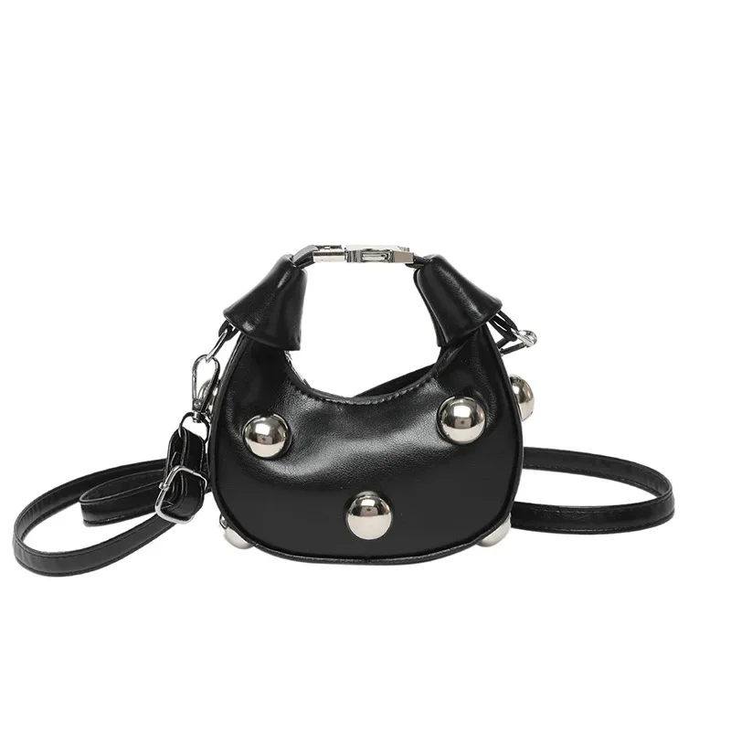 

Spring Women's Designer Underarm Bag Crescent Mini Shoulder Purse Niche Luxury Messenger Crossbody Bag Vegan Leather Handbag