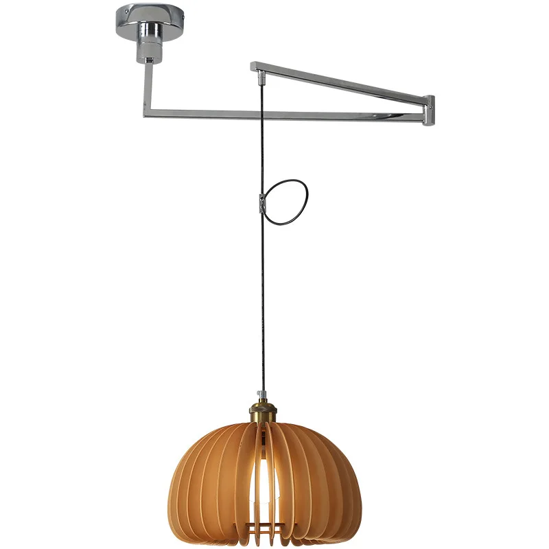 

Modern creative light luxury pumpkin restaurant chandelier B & B study bar counter retractable shift bedside bedroom light