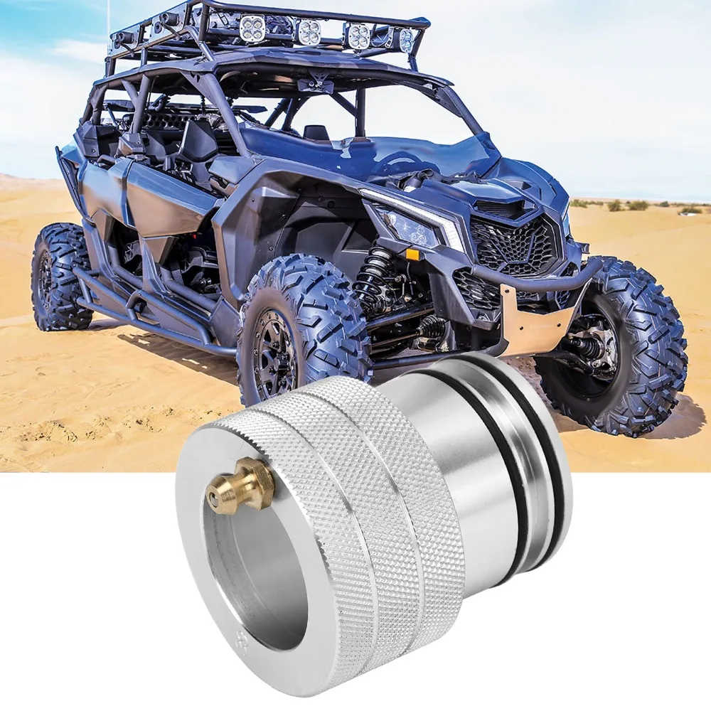 39mm/1.53in Wheel Bearing Greaser Silver OE Replace #293350109 Grease Tool Kit Wheel Bearing Grease Tool For Can Am Maverick X3