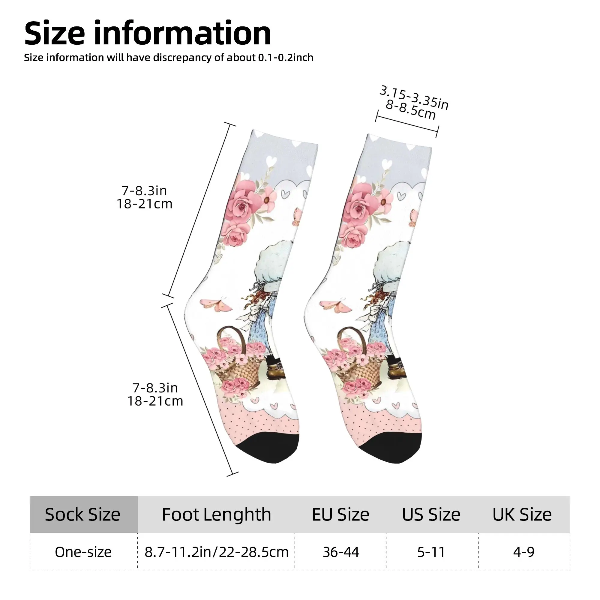 Couple Socks Sarah Kay With Cat Knitted  Stockings Anti Bacterial Comfortable Socks Autumn Trendy Graphic Outdoor Socks