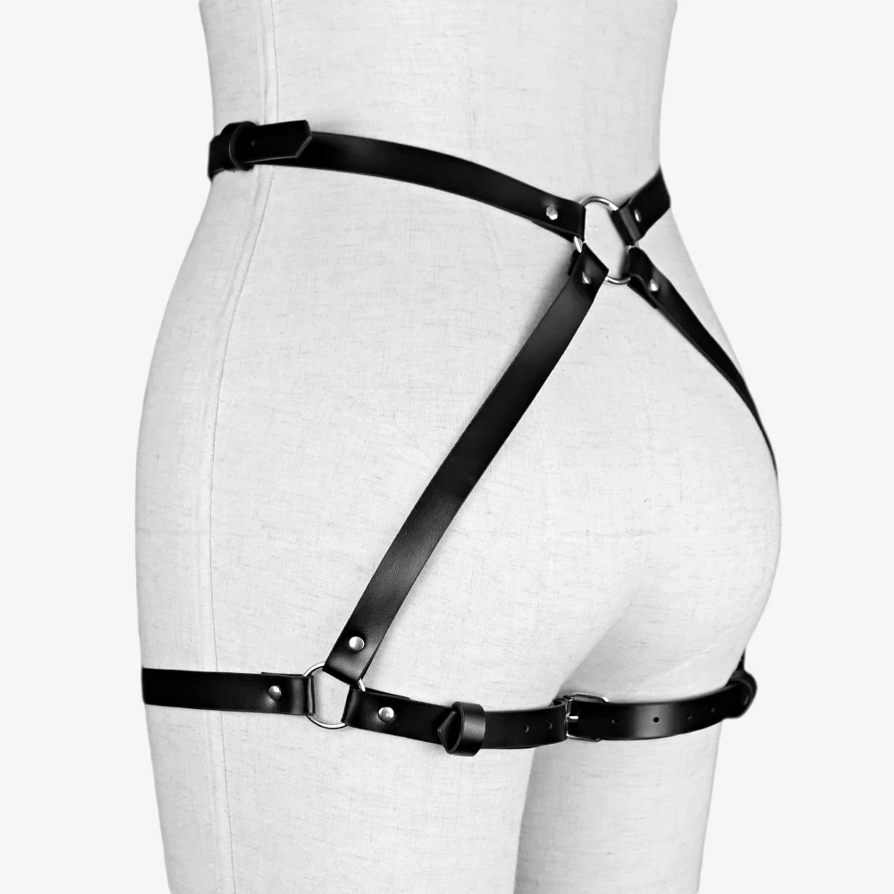 BDSM Sexy Harness giarrettiere gamba spada cintura PU Leather Body Bondage Lingerie Gothic coscia Strap Rave Festival vestiti accessori