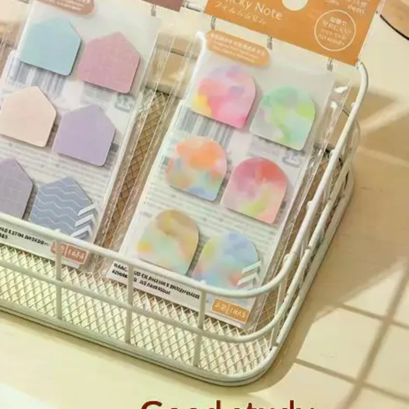 90Sheets Stationery Bookmark Planner Stickers Self Adhesive Loose-leaf Memo Pad Page Markers Paper Flags Tabs Stickers