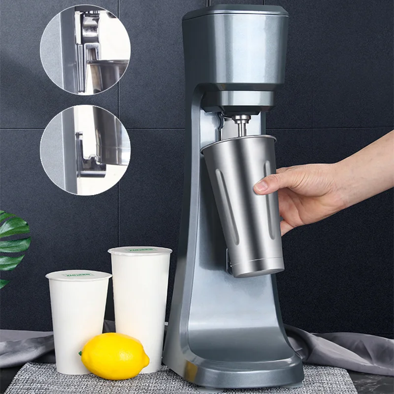 Commercial XMD200T Heavy-Duty Single 300W Spindle Drink Mixer with Countdown Timer, Digital Display, Automatic Start/Stop