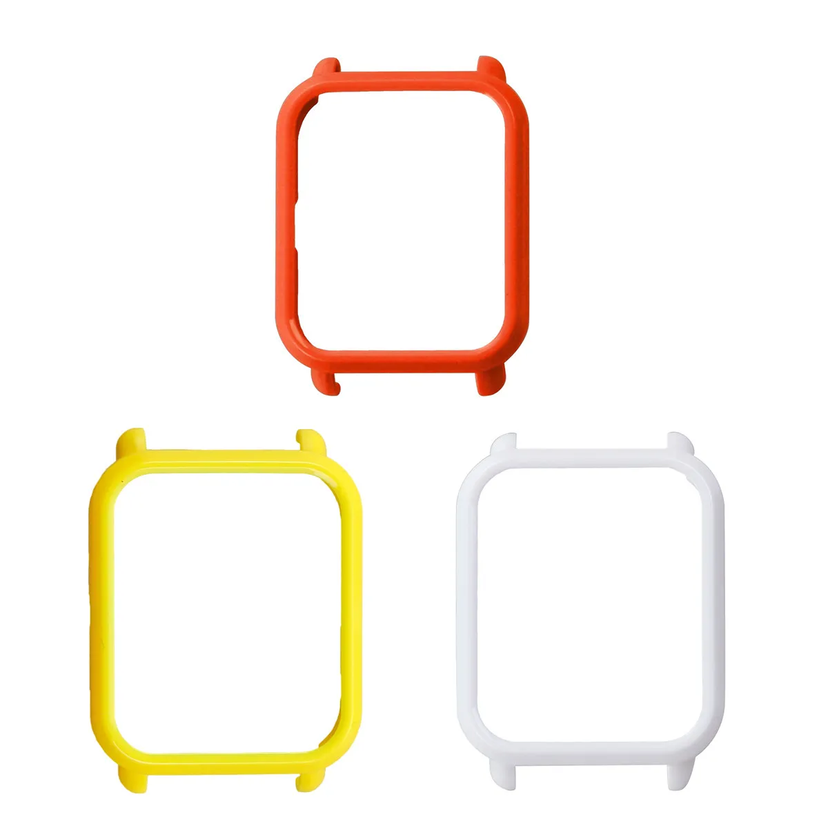 3Pcs Watch Protective Case Resin Hard Bumper Cover for Bit Pace Slim Lightweight Protective Shell Anti Scratch