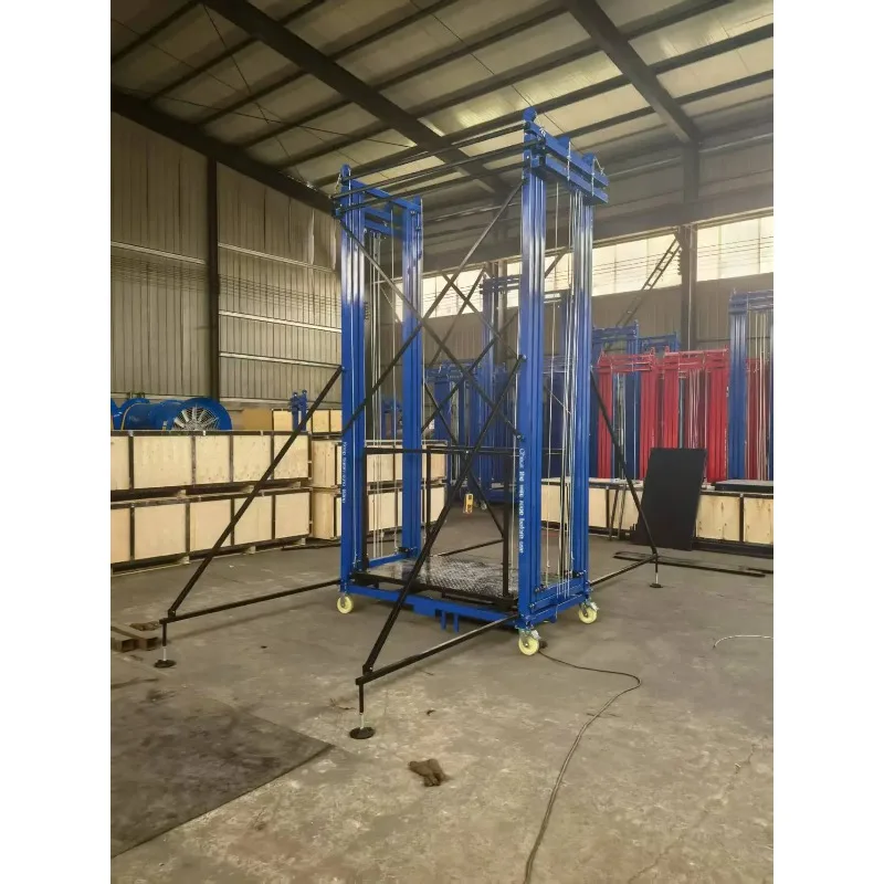 2M To 12M 500kg 300kg Electric Lifting Scaffold Mobile Scissor Lift Tables Work Platforms Scaffolding