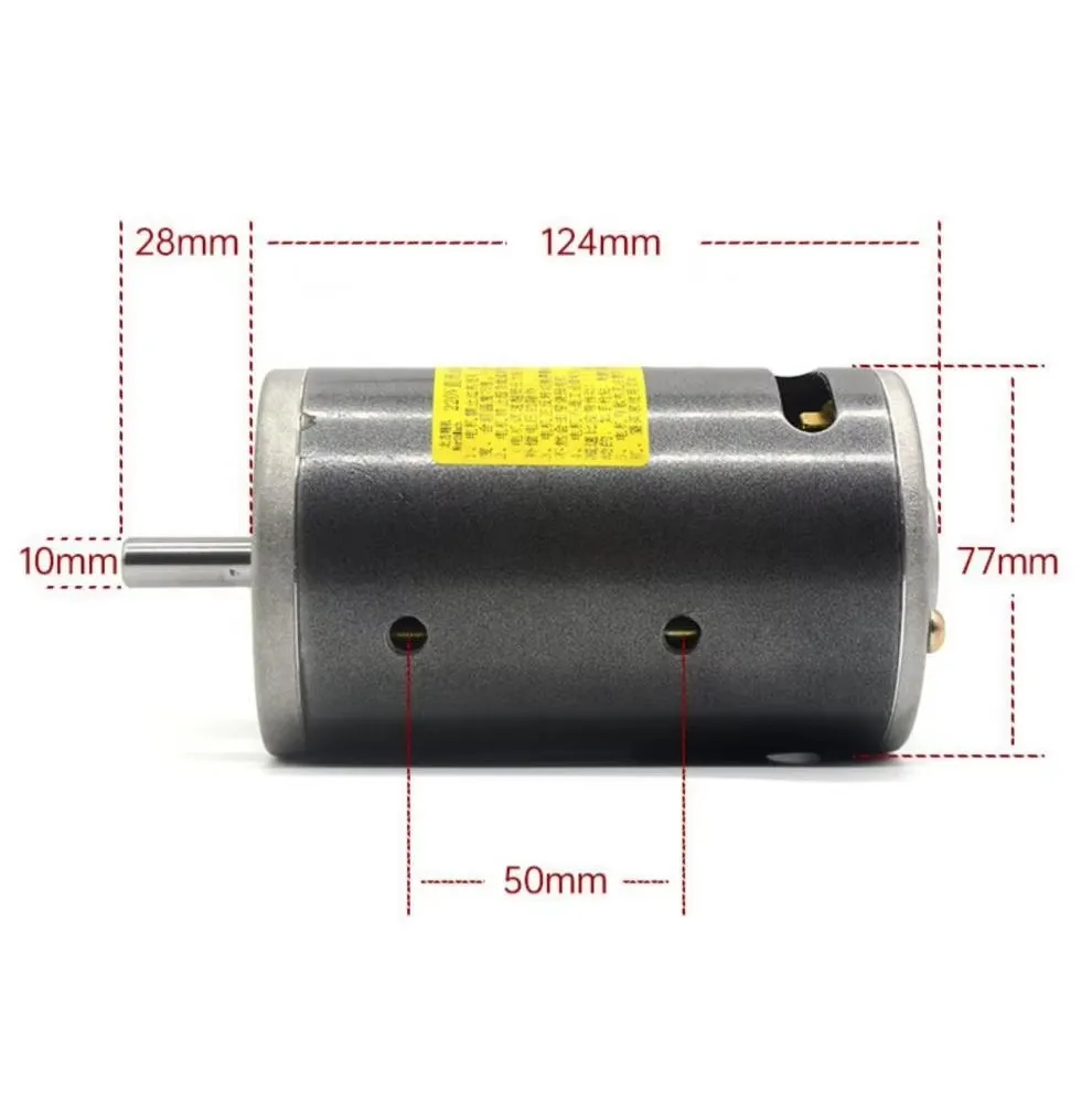 DC 220V 400W 7000RPM Adjustable Speed Motor Lathe Electric Drill Electric Grinder B12 B16 Drill Chuck Adjustable Speed Electric