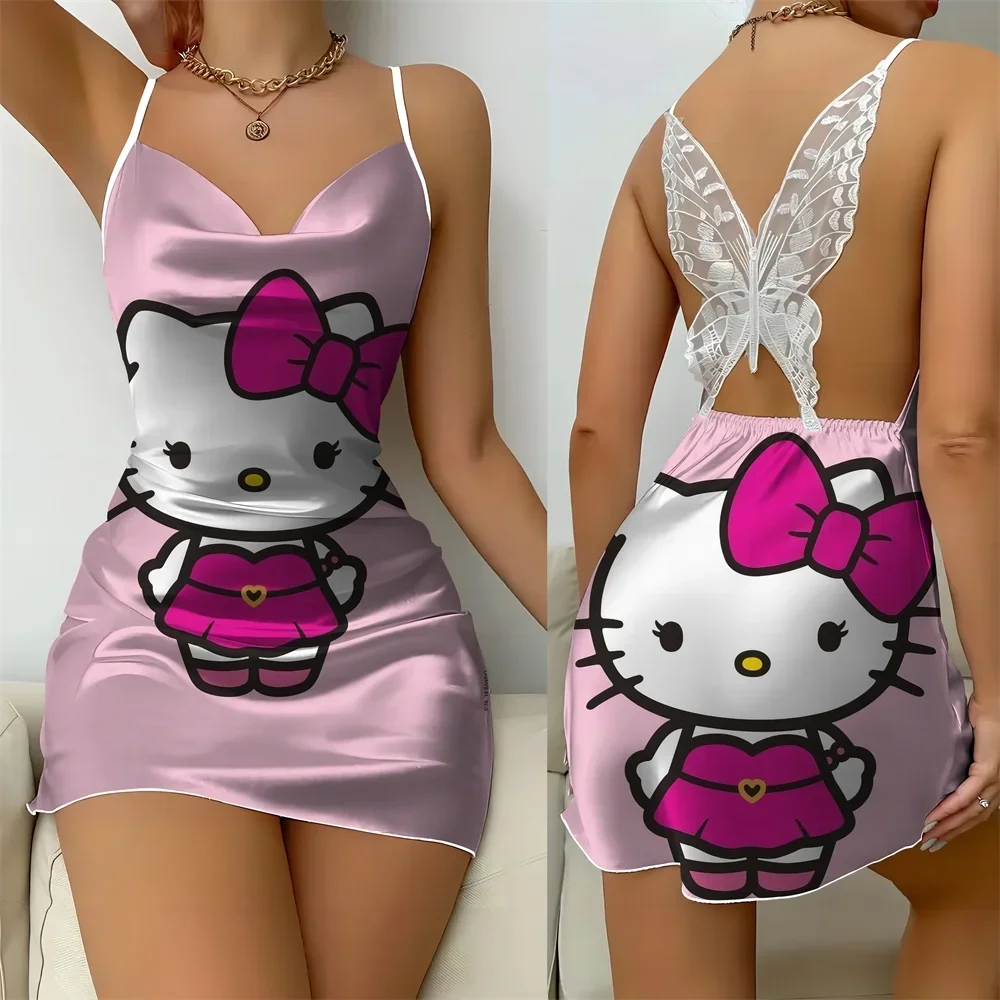 

Sexy Sleep Wear Women Nightgowns Lovely Lingerie Women's Nightgown Woman Night Pajamas Dress Disney One Pieces Babydoll 2024