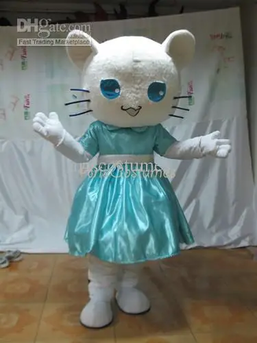 

Новинка 2026 года, Лидер продаж для взрослых, милая кукла из пенопласта, костюм талисмана с рисунком кота, плюшевое рождественское нарядное платье, костюм талисмана на Хэллоуин