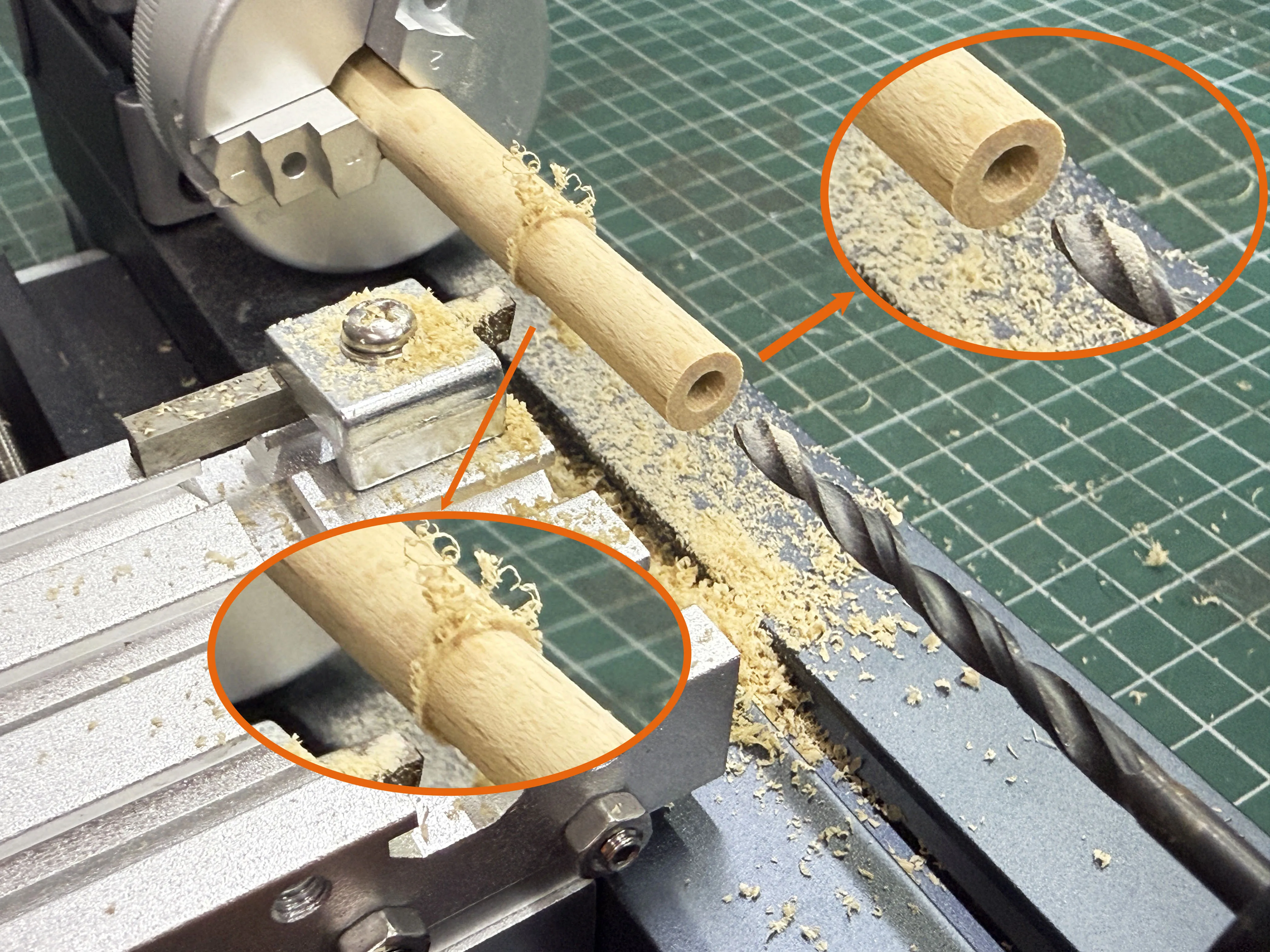 EssSthmy 60W آلة تحول وحفر 2 في 1 مطورة، أعمال النجارة DIY، مخرطة معدنية صغيرة للحرف اليدوية والمجوهرات