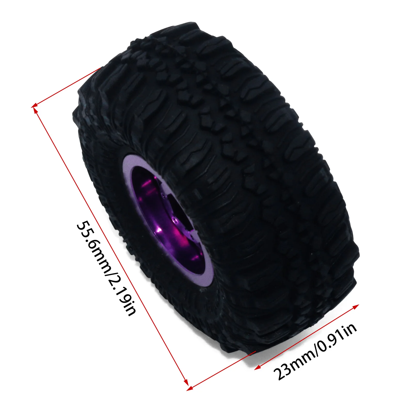 1.0 بوصة مجموعة إطارات التسلق القوية مناسبة ل Scx24 Trx4M Fcx24 Fms Ax24 90081 1/24 1/18 مقياس الصخور الزاحف العالمي ترقية الملحقات