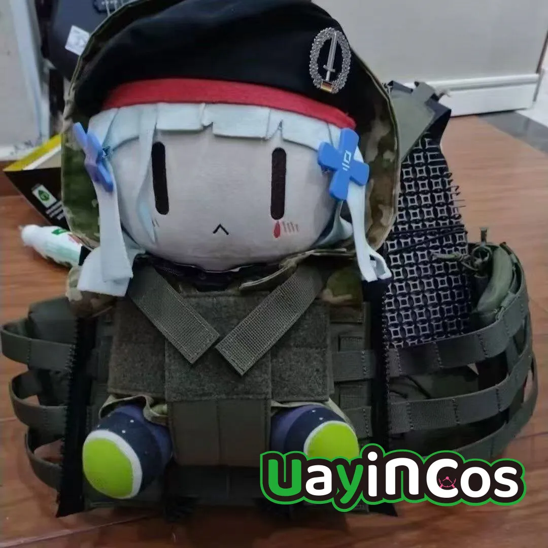 In Stock Original Girls Frontline 2: Exilium HK416 Stuffed 25cm Plushie Doll Clothes Anime Game Ornament Toy Gift Cosplay Costum