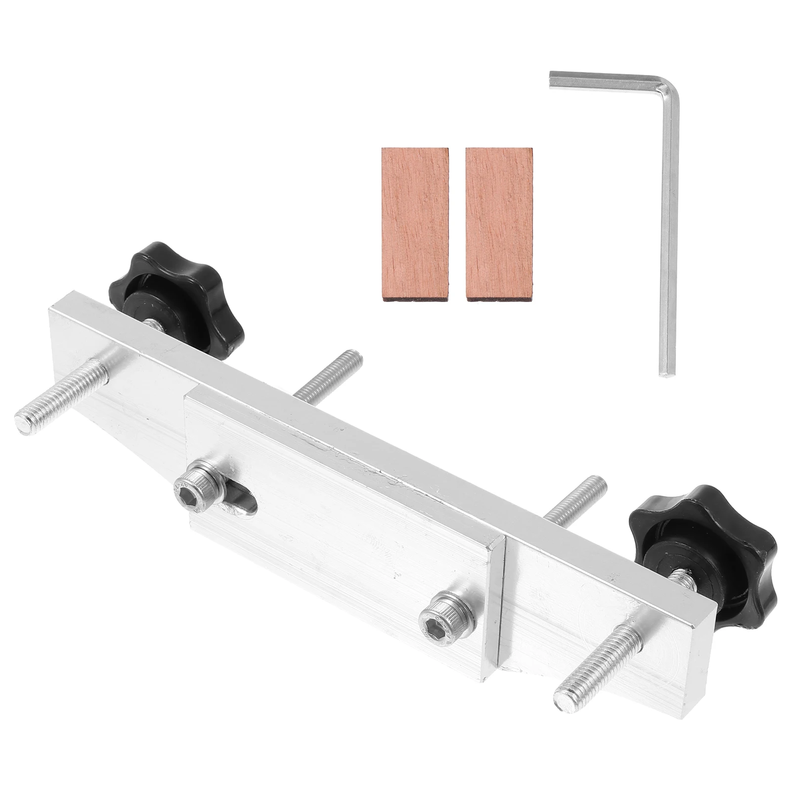 

Guitar Piano Code Fixture Electric Bridge Clamp Silver Aluminum Alloy Repair Tool