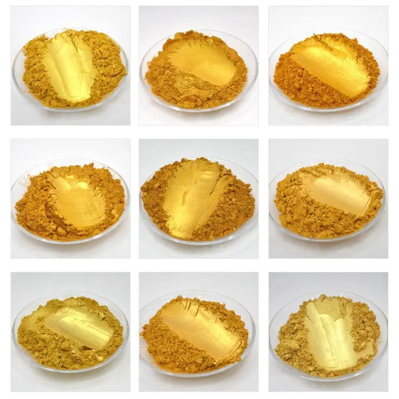 Gold Powder Natural Mineral Gold Glitter Mica Powder for Epoxy Resin Dye Pearl Pigment Handmade Soap Coloring Dust