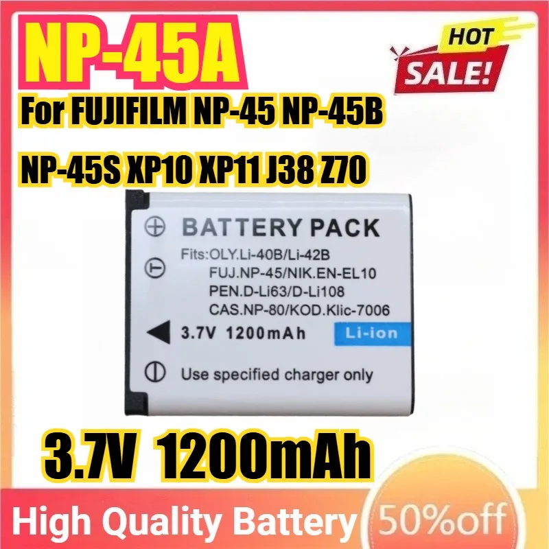 

NP-45A NP45A Camera Batteries for Nikon Coolpix S200 S210 S500 S510 S520 S600 S700 S80 S3000 for Muj 730 740 750 760 770 SW