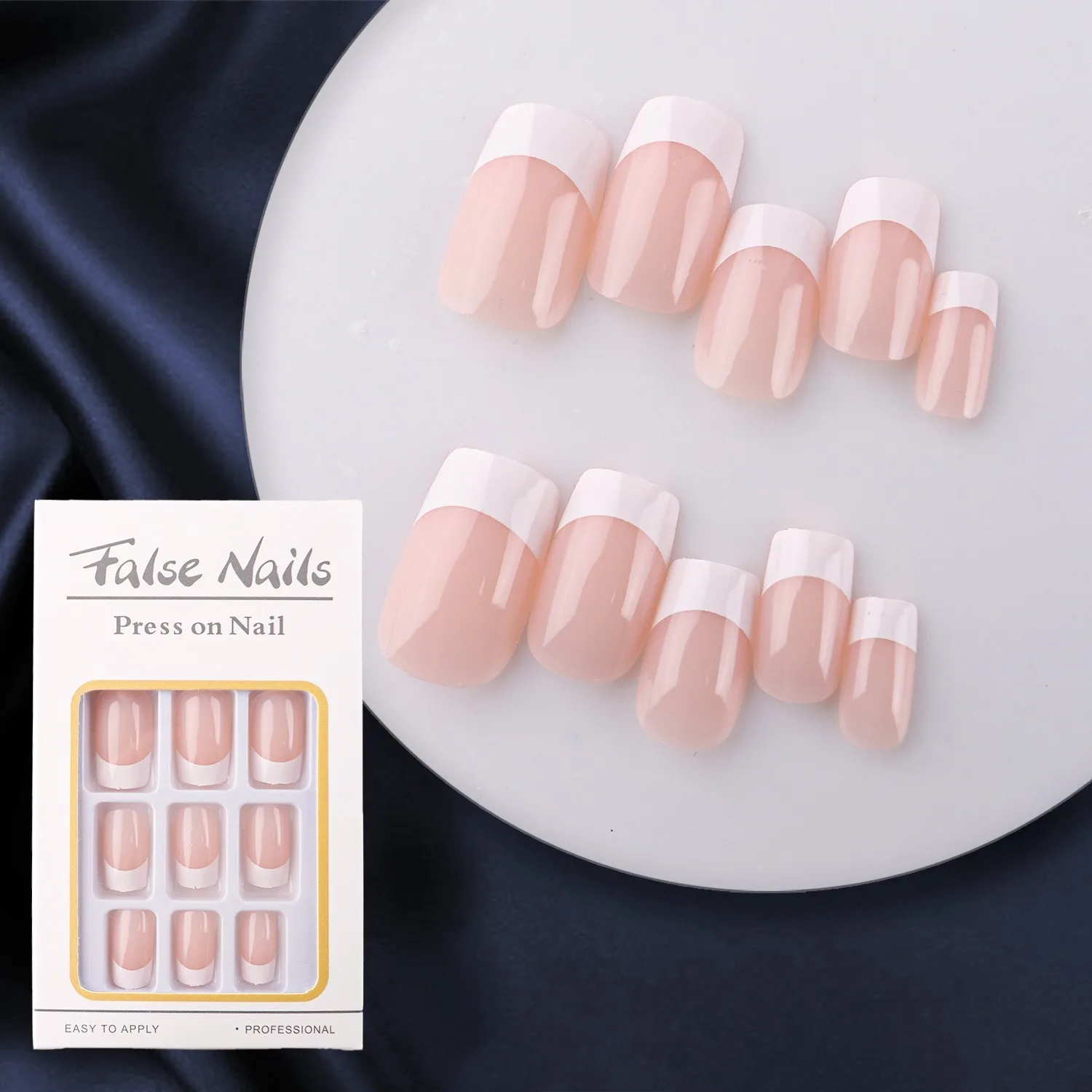 Tpe Siliconen Pop Patch Nagels, Gesimuleerde Nagellakken