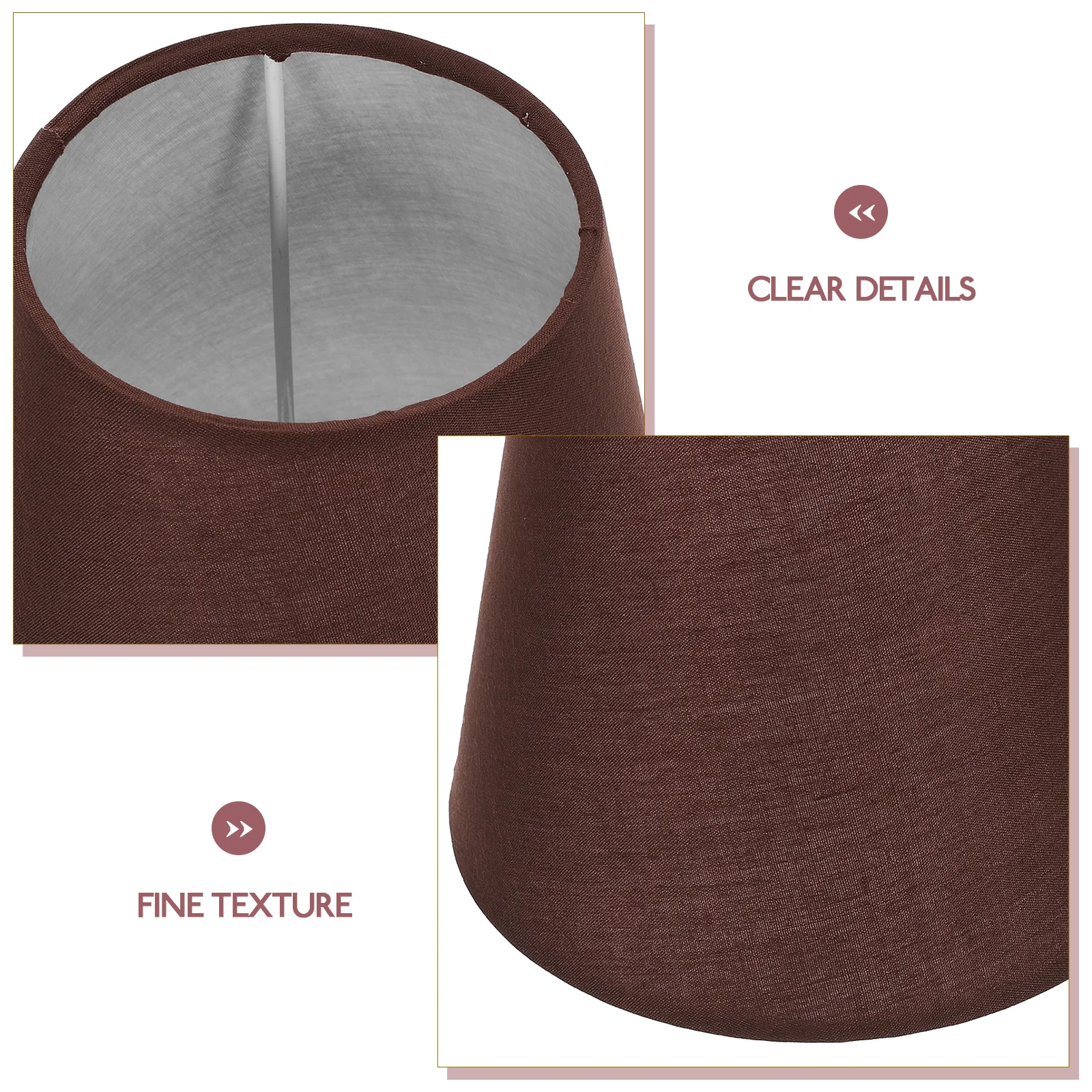 

Fabric Lampshade Wear-resistant Cloth Drum Decorate Decorative Addition to Home Ceiling Light Cover Table Solid Color Charming