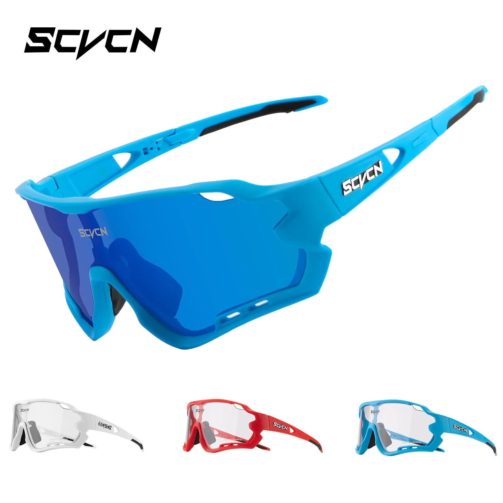 

SCVCN спортивные поляризационные велосипедные очки на открытом воздухе, очки для шоссейного велосипеда, солнцезащитные очки для горного велосипеда, мужские и женские очки, очки