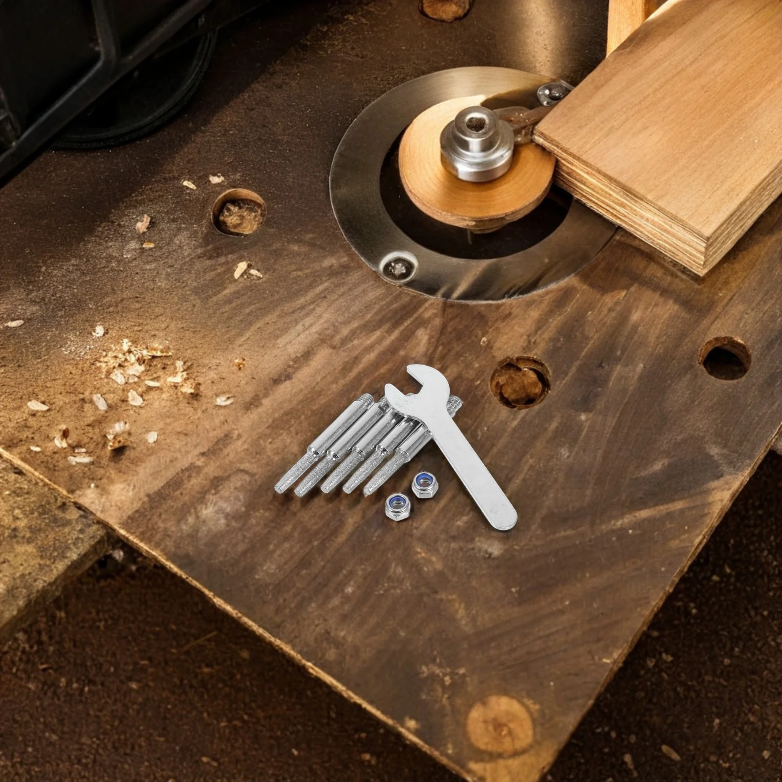 Set di Affilatura per Motosega a Manovella con Fresa Diamantata, Lima Regolabile per Affilare Legno e Gioielli ad Alta Durezza