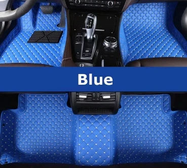 Customized For MG ZS personalized luxury leather all-weather waterproof anti slip car floor mats