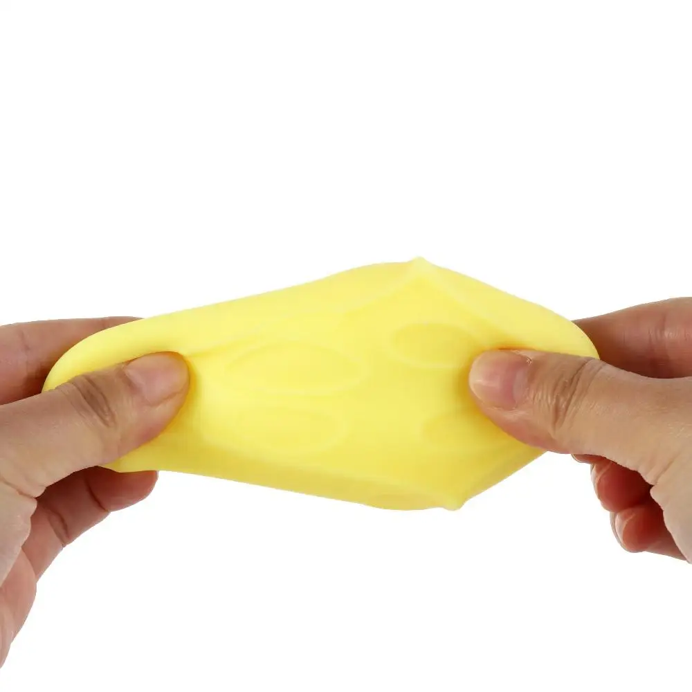Jouets sensoriels à presser le fromage, matériau Flexible en PVC à rebond lent, jouets anti-Stress, durables, confortables au toucher, cadeaux pour adultes