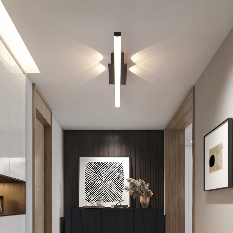 سقف ليد حديث مصباح غرفة المعيشة ضوء المنزل إضاءة ديكوريّة مصباح السقف غرفة الطعام 3 اللون متغير ضوء غرفة نوم المطبخ #3