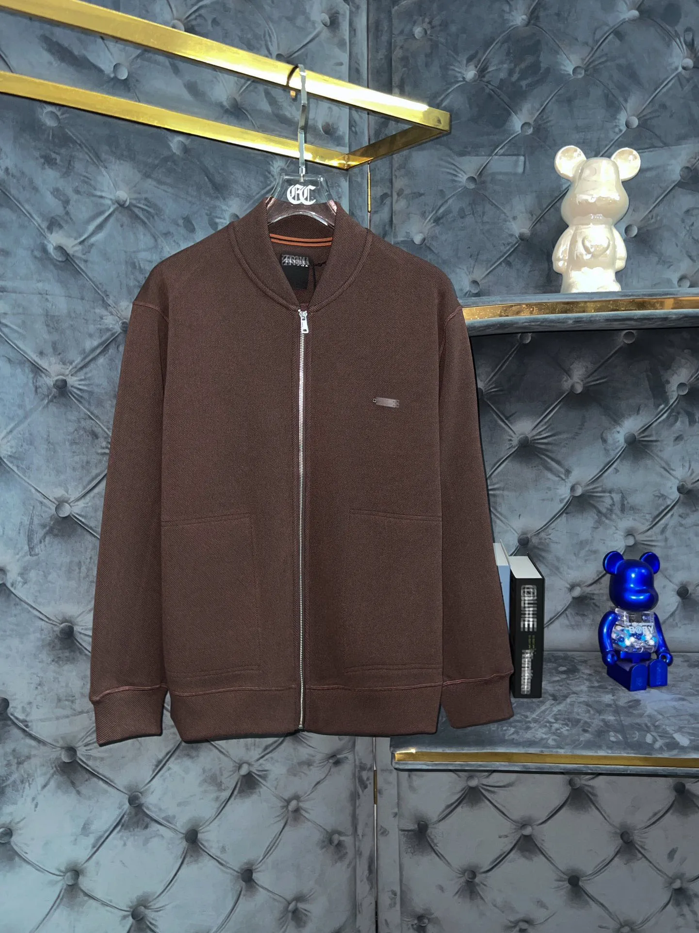 2025DIKU Men's boutique autumn and winter new embroidered logo knitted sweater made of wool blend, thick sweater M-XXXL