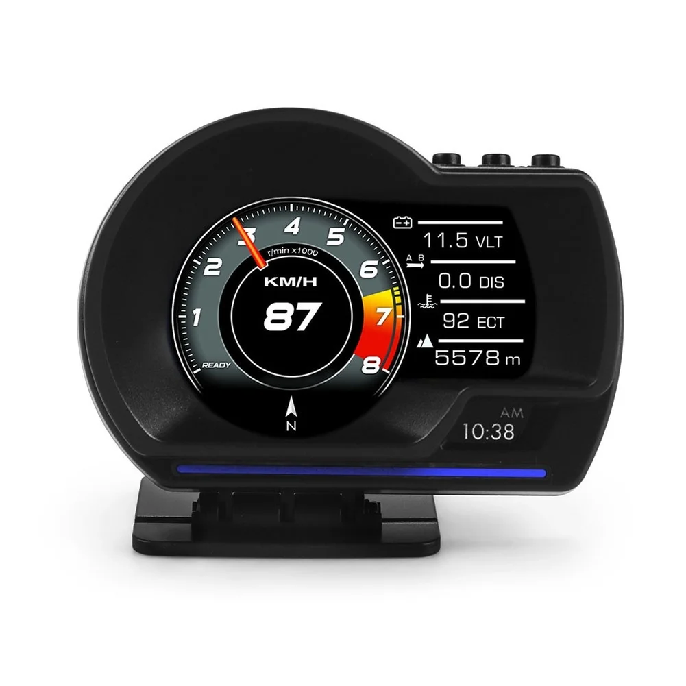 Vehicle Diagnostic Tool Car RPM Monitor Real-time Engine Data 10 Display Interfaces Coolant Temperature Tracking for obd2 for
