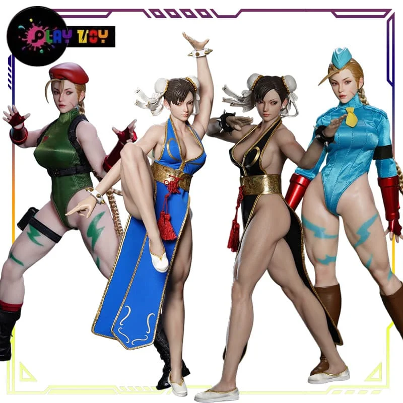 

PLAY TOY original 1/6 Street Fighter series Chunli\Cammy Anime Action Figure Model Toys Movable Model Ornaments Gifts for Boys