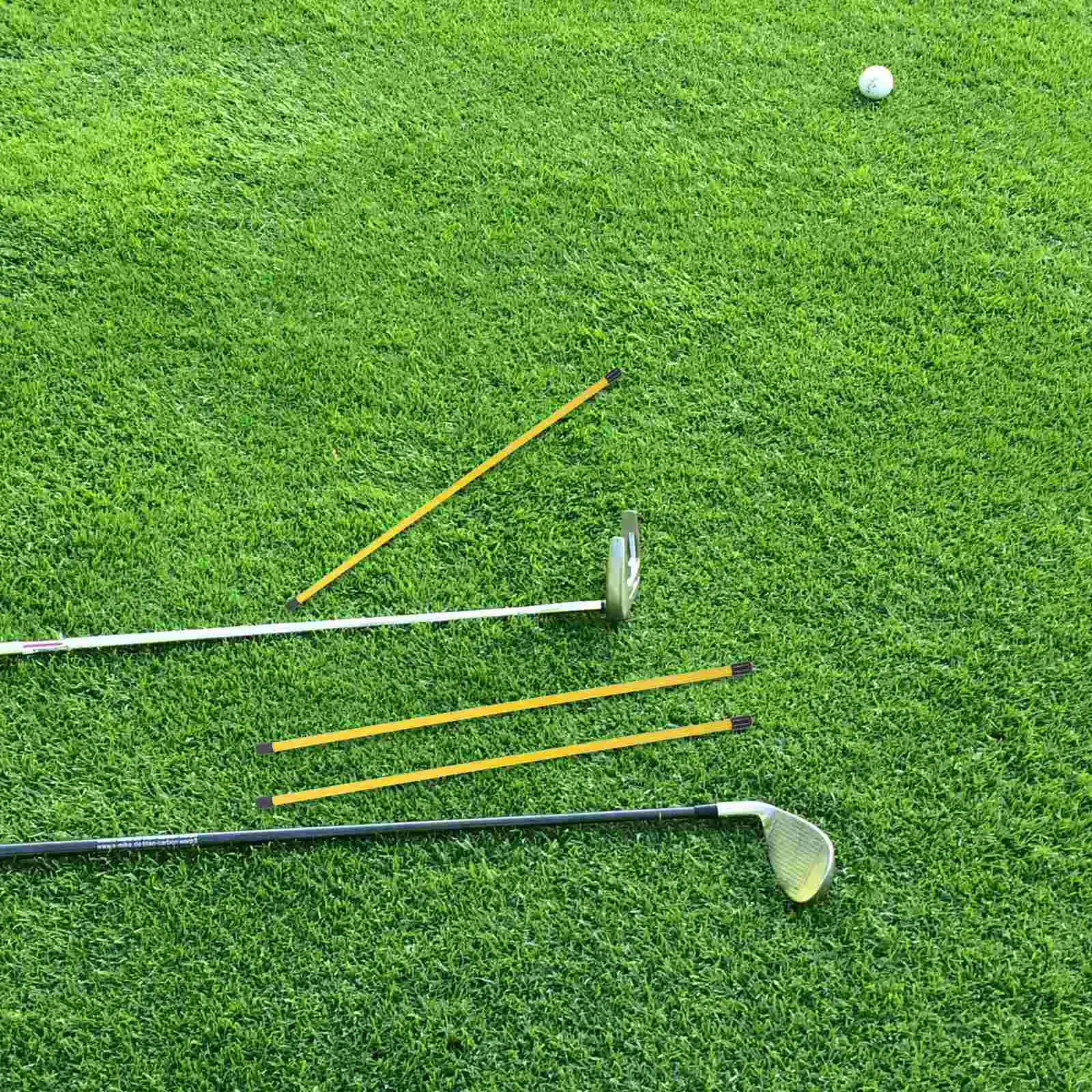 Palo de Golf de alineación de 4 piezas, varillas de entrenamiento de 40cm, ayuda para la práctica de puntería, entrenador de Swing, nuevo