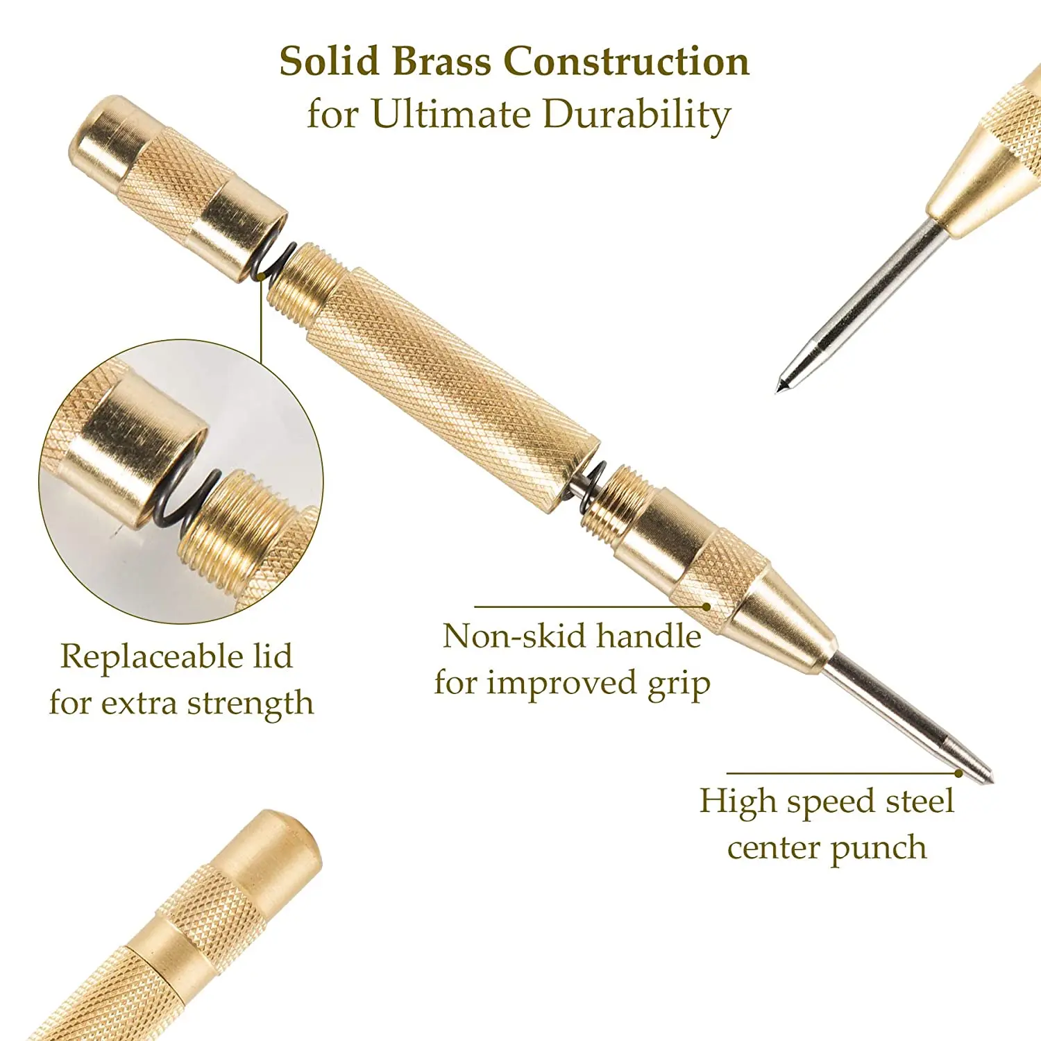 6Pcs 1/4 3/8 Inch HSS Straight Groove Step Drill Bit Titanium Coated Wood Metal Hole Cutter Core Drilling Tools Set Drill Bit