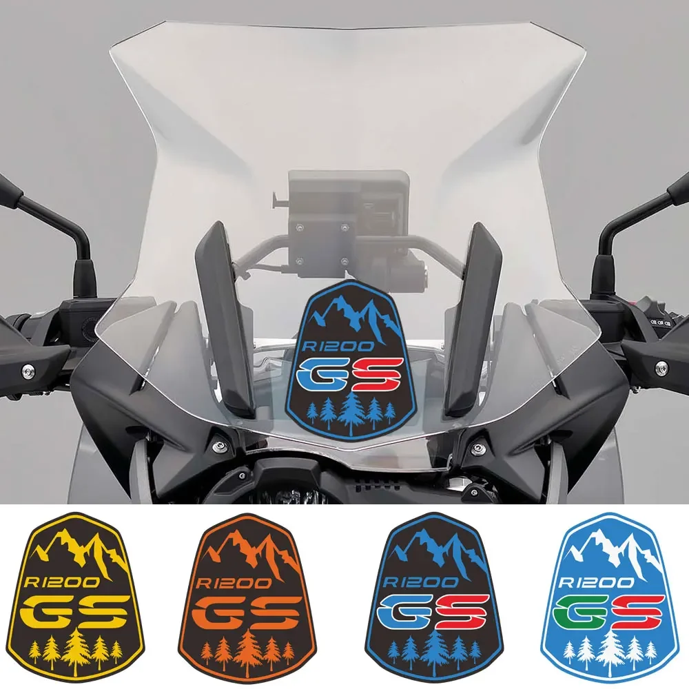 Stickers Decals Adventure For BMW R1200GS R1200 R 1200 ADV GS GSA Front Fender Beak Extension Cove Windshield Screen Windscreen