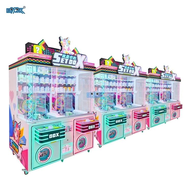 

Guang Zhou EPARK Coin Operated Prize Gift Crazy Crane Toy Grabber Doll Claw Machine With Bill Acceptor Crane Machine