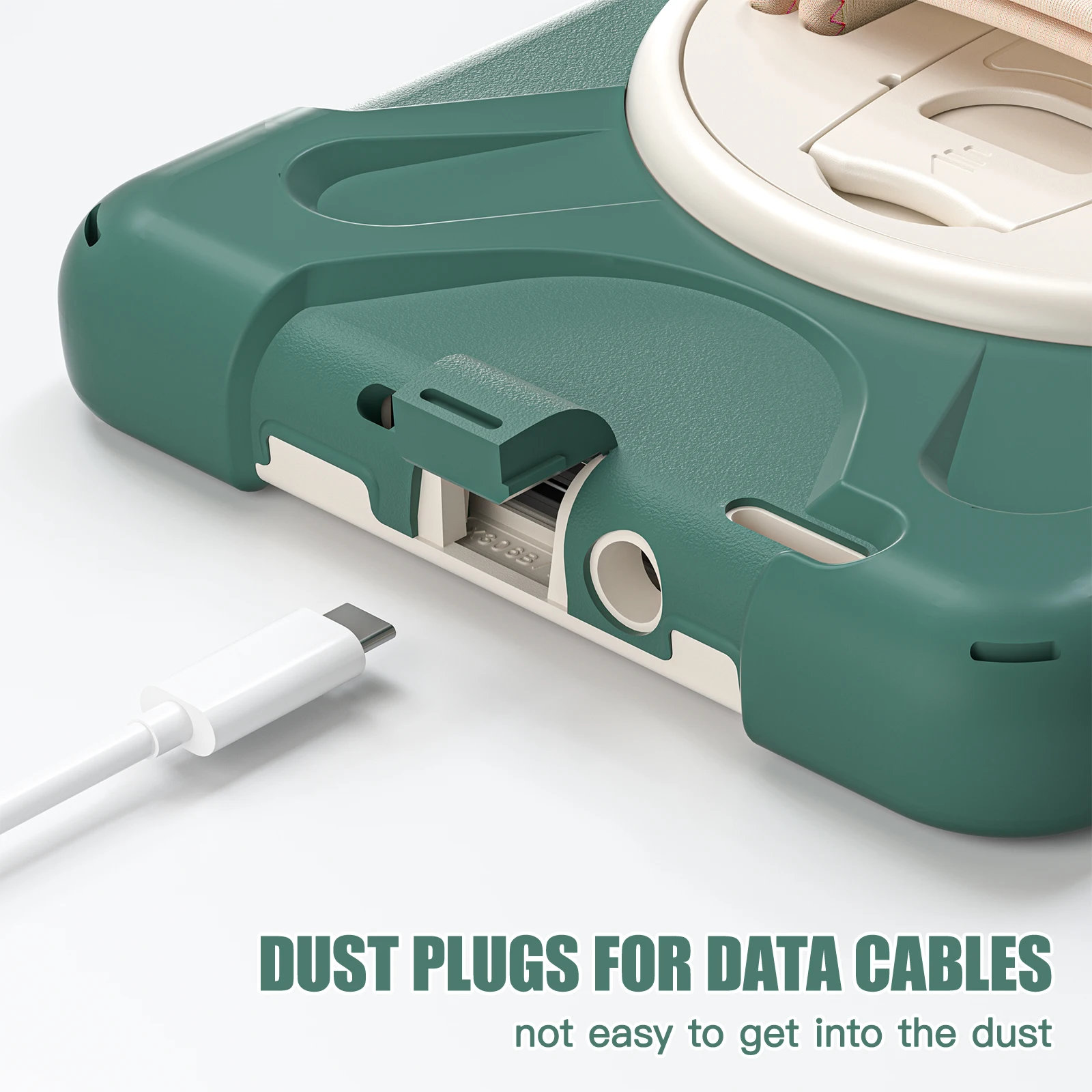 Duty PC + funda protectora de silicona para Samsung Galaxy Tab Active5 SM-X300 Active3 T570 Active 5 3 8,0 "funda con correa para el hombro