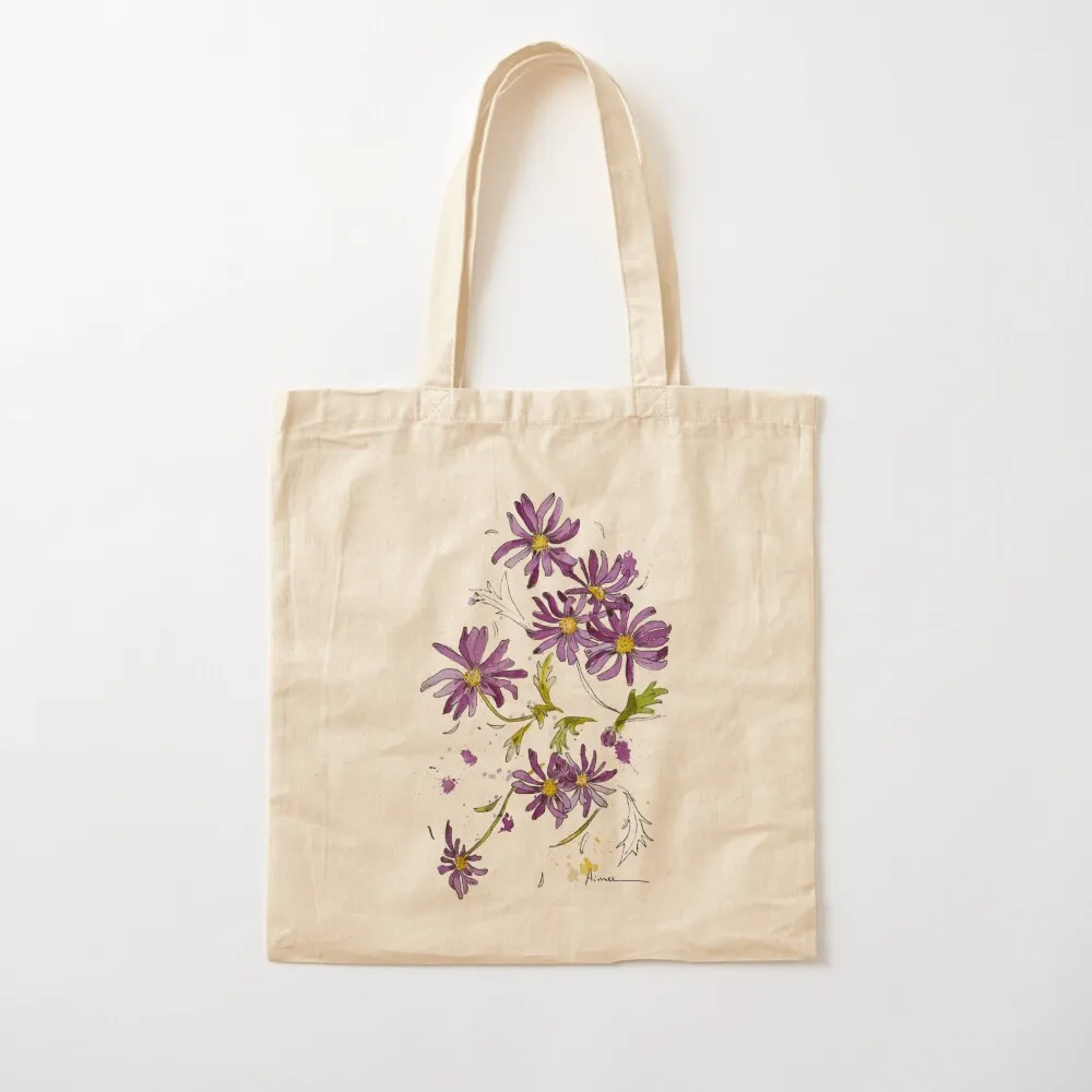 البرية الأرجواني زهور الربيع حمل حقيبة حمل الحقائب الرجال النساء أكياس الحلوى أكياس المتسوق #2