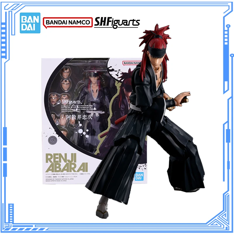 

Bandai натуральная модель Bleach, комплект аниме-фигурок SHF Abarai Renji, аниме-фигурка, коллекционная модель для детских игрушек, подарки