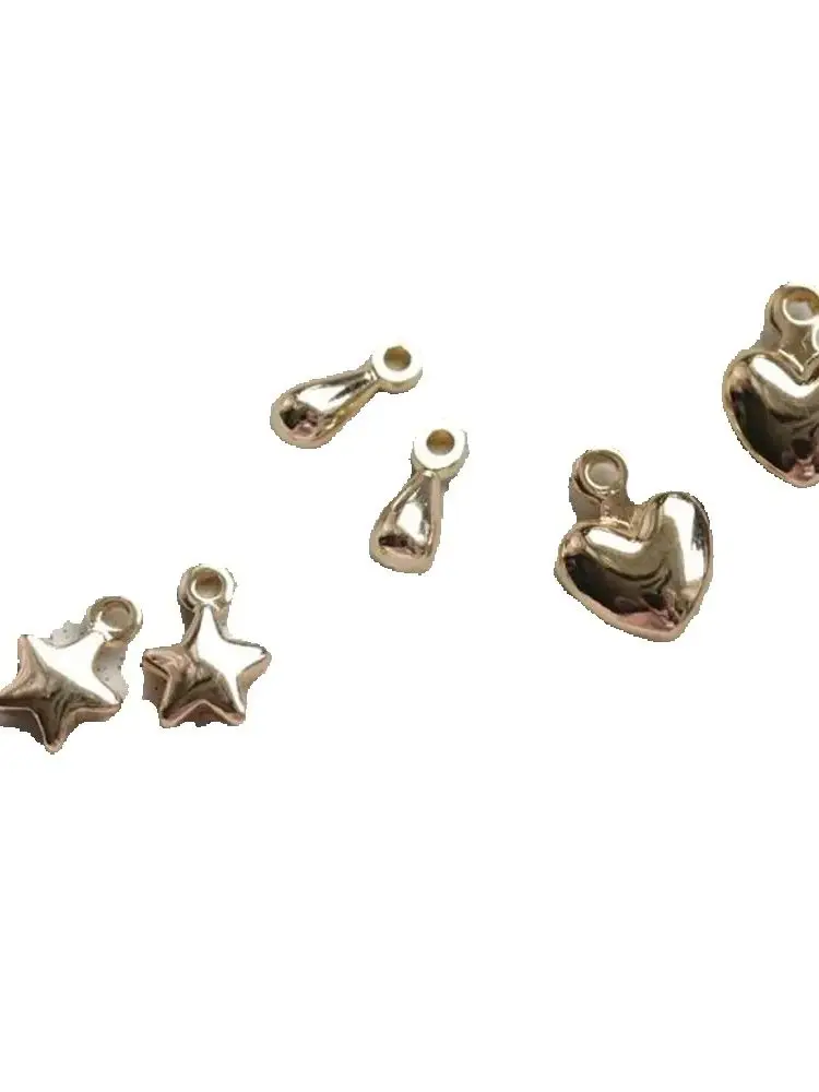 

Color copper plated gold mini Pendant Tail Drop Star love pendant DIY accessories
