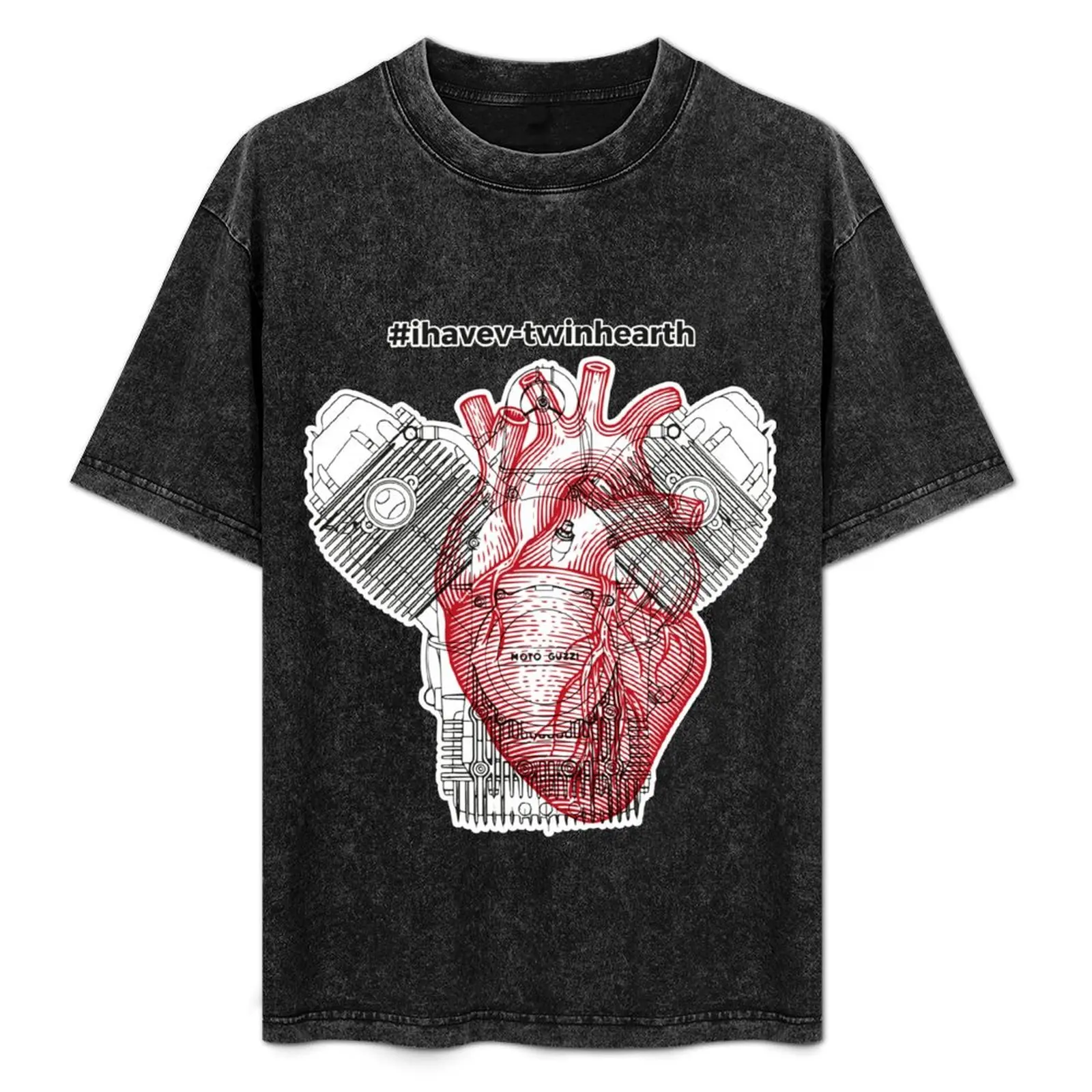 Ho un cuore bicilindrico 2 T-Shirt shirts graphic tees Short sleeve tee mens cotton t shirts