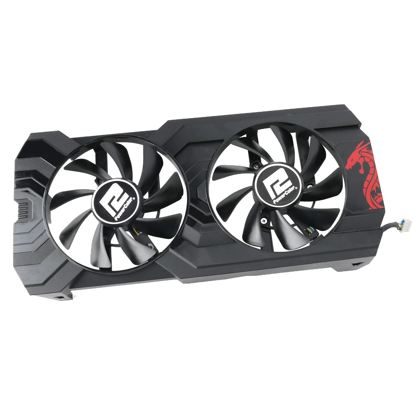 Ventilateur de refroidissement pour carte graphique PowerColor rouge Dragon RX 570 AXRX 570, 85mm T129215BU, 4 broches RX570, 2 pièces