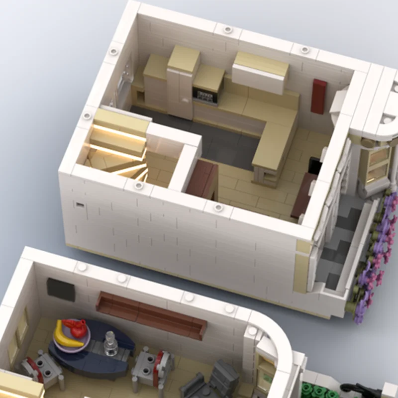 1945pcs MOC Vintage architectuur Victoriaanse herenhuis klassieke stedelijke residentie DIY model bouwstenen verjaardag speelgoed cadeau