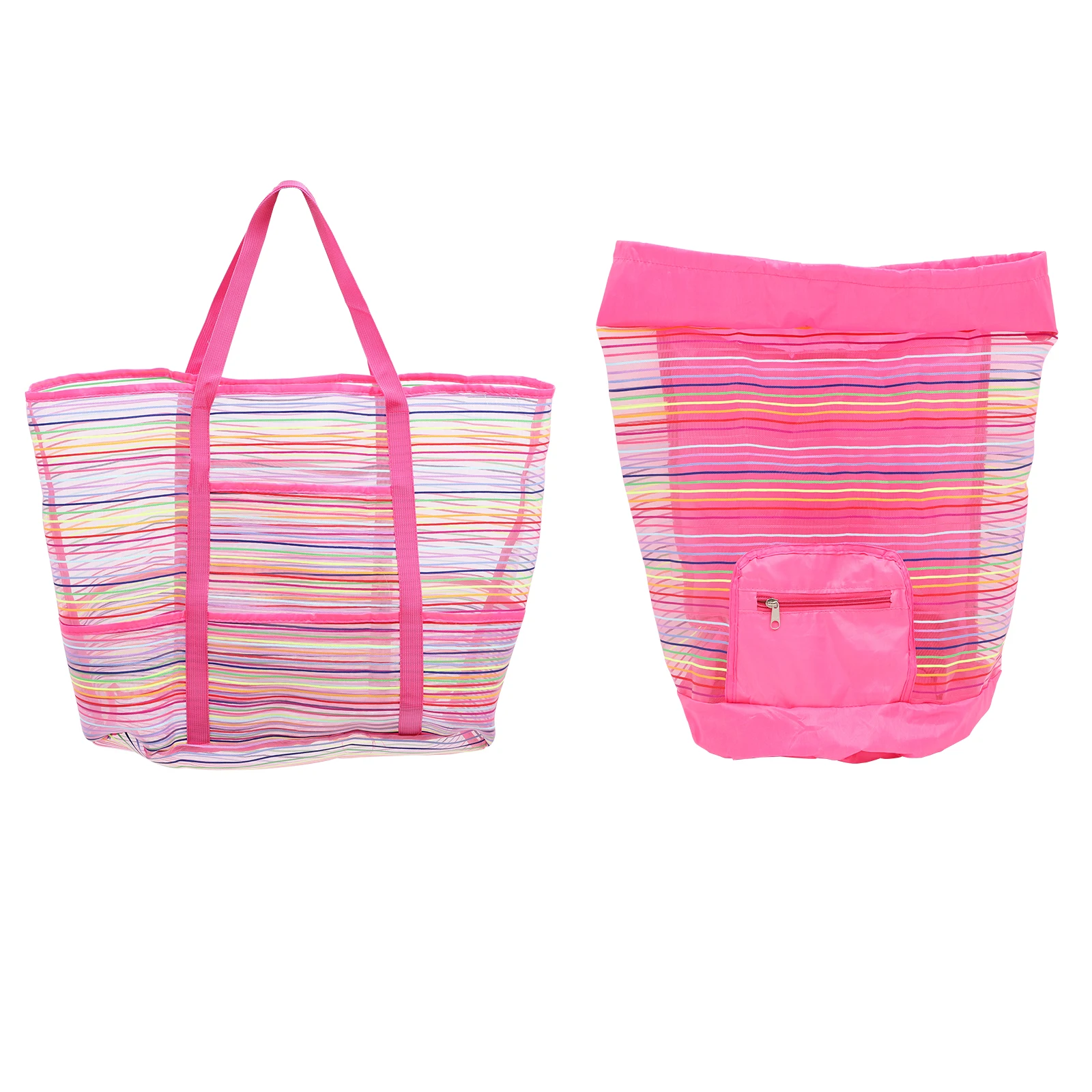 2-teilige Strandtasche, Rucksack-Aufbewahrung, große Gegenstände für Kinder, Spielzeugtaschen, hohe Kapazität, Kind