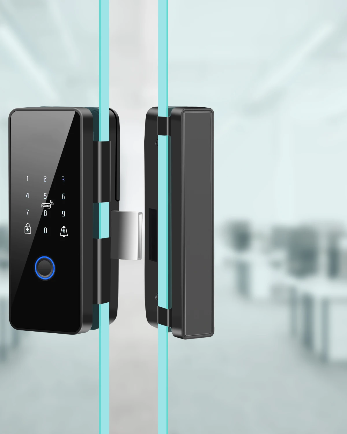 serrure-de-porte-intelligente-controlee-par-l'application-tuya-sans-cle-avec-lecteur-d'empreintes-digitales-carte-nfc-carte-ic-pour-porte-en-verre-avec-options-de-stockage-sur-carte-memoire-g012