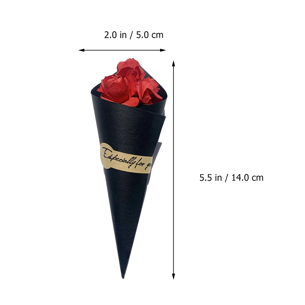 

20 Pcs Mini Rose Bouquet Paper Dried Flower Gift Box Decor Home Office Artificial Flower Plant No Water Needed Lasting